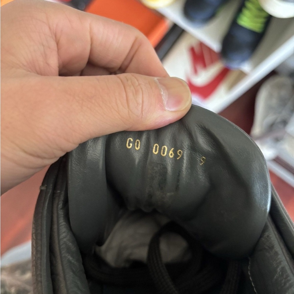 Louis Vuitton Dark Leather Sneakers - Picture 2 of 9